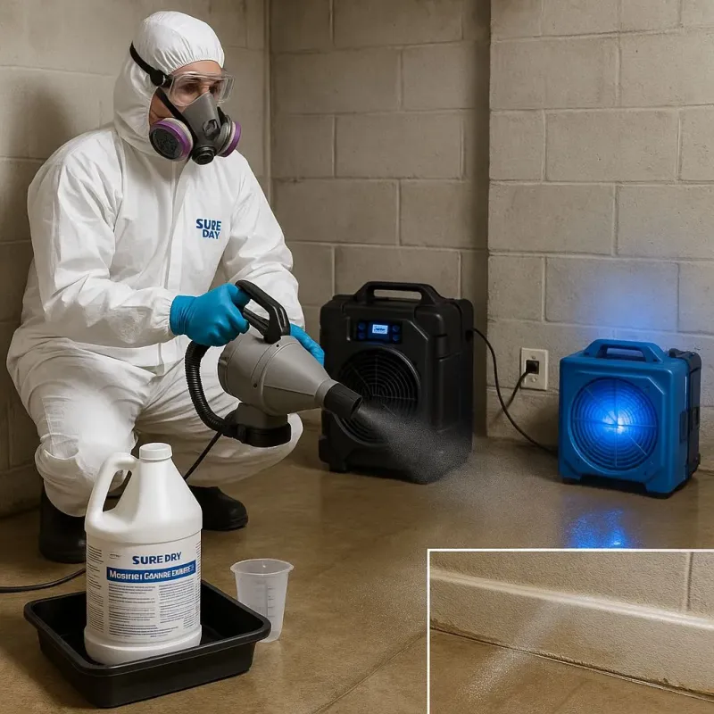 Sanitization and Odor Removal process in Highland, IL